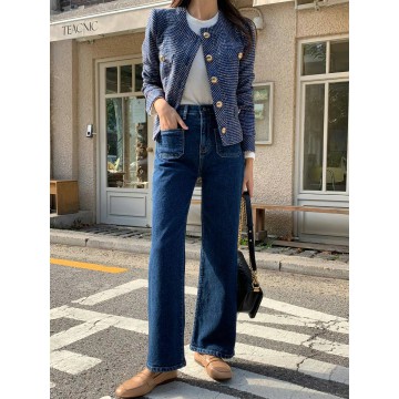 Best - Korea Front pocket wide pants